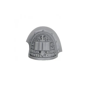Grey Knights Space Marine SHOULDER PAD ENGRAVED Adeptus Astartes (B) - Picture 1 of 1