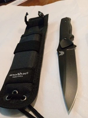 Cuchillo táctico W Shieth.  Muy afilado. Hecho en USA. Hecho en banco. Foto 1 de 4