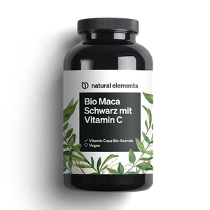 Bio Maca Schwarz Kapseln NATURAL ELEMENTS - Bild 1 von 5
