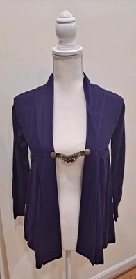 Suéter cárdigan Mayle púrpura pequeño Foto 1 de 4