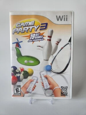 Wii Game Party 3 (Nintendo Wii, 2009) COMPLETE disk/case/manual - Image 1 of 3