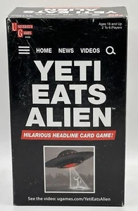 YETI EATS ALIEN Hilarious Headline Card Game by University Games - Picture 1 of 3