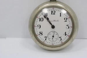 Vintage Hampden Watch Co Large Size Pocket Watch Serviced - Picture 1 of 7