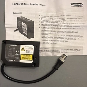 BANNER Engineering LG10A65PIQ 54096 L-GAGE LG Visible Laser Gauging Sensor - Picture 1 of 19