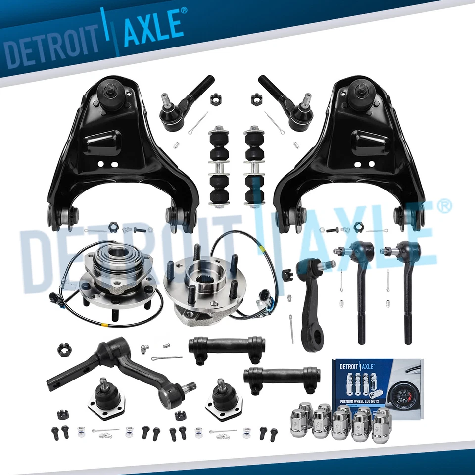 Kit de rolamentos de cubo de roda e braço de controle superior dianteiro 4WD para Blazer Sonoma S10 Jimmy - Imagem 1 de 4