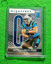 CHRISTIAN MCCAFFREY SPELLBOUND "C" CARD SP #/349 PANTHER 2020 DONRUSS ELITE SP 