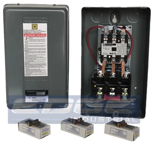 NEW SQUARE D MAGNETIC MOTOR STARTER CONTROL FOR 5HP 460V  3-PHASE, 3P - Picture 1 of 4