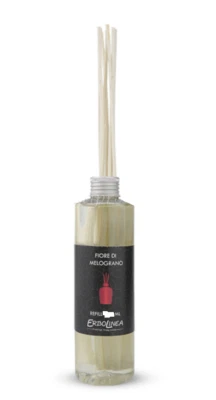 ERBOLINEA PROFUMO PER AMBIENTE LINEA PRESTIGE RICARICA FIORE DI MELOGRANO 100ml - Immagine 1 di 3