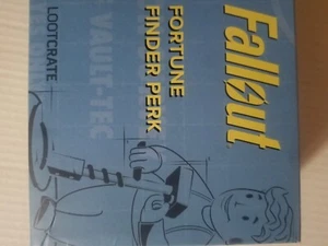 FALLOUT FORTUNE FINDER PERK LOOTCRATE NUEVA CAJA ABIERTA - Imagen 1 de 2