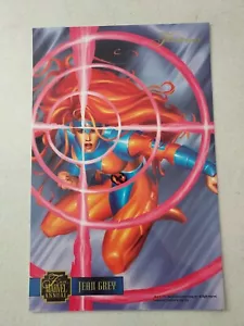 vtg 1995 Flair Prints Marvel Annual Prints Jean Grey Oversized Card 6 1/2" x 10" - Picture 1 of 3