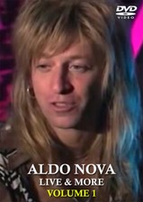 Aldo Nova Live/Rare DVD Phil X Jon Bon Jovi Triumph Rush Canadian AOR Rock Metal