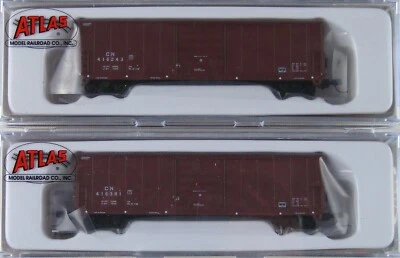 Atlas N Scale X72 Box Car Canadian National (CN) Lot Of Two New! - Image 1 of 3
