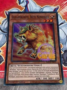 Carte YU GI OH GULLINBURSTI, BETE NORDIQUE BACH-FR0011 - Picture 1 of 1
