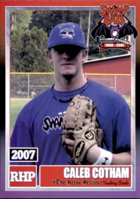 2007 Keene Swamp Bats Team Issue #5 Caleb Cotham Vanderbilt Mount Juliet TN Card - Image 1 of 2