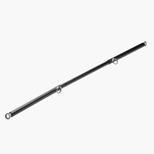 Master Series Black Steel Adjustable Bondage Spreader Bar,BDSM Restraints - Picture 1 of 2