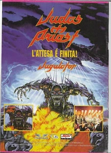 JUDAS PRIEST Jugulator (1998) Clipping (ritaglio) Italian Magazine Advert - Foto 1 di 1