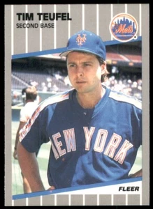 1989 Fleer #50 Tim Teufel - Imagen 1 de 4