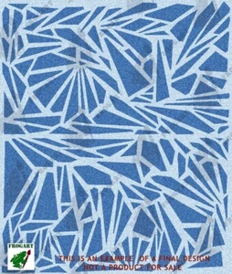 Shattered Glass Pattern High Heat Vinyl Stencil 11"x13" Sheet For Cerakote - Picture 1 of 3