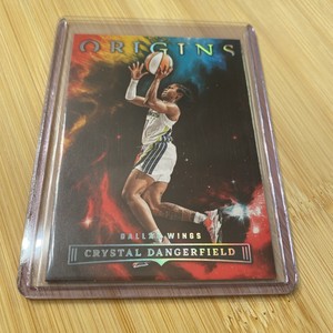 2023 Origins WNBA Basketball Red Parallel  CRYSTAL DANGERFIELD Dallas Wings