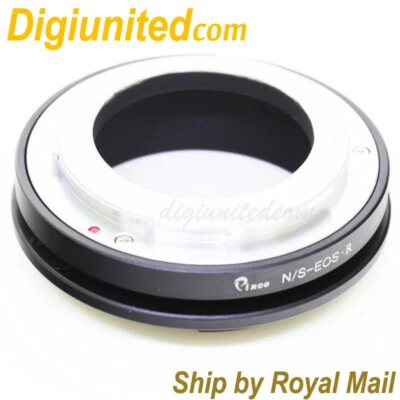 Nikon S Rangefinder lens to Canon EOS R RF mount mirrorless full frame adapter - Image 1 of 2