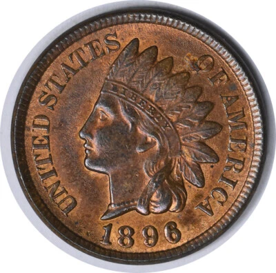 1896 Indian Cent RPD S-5 Choice BU Uncertified #104 - Image 1 of 2