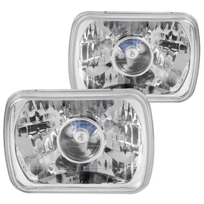 Faros proyectores transparentes para 2 piezas 7X6 + bombillas H4 + lámpara de ciudad T10 GMC Chevy Foto 1 de 4