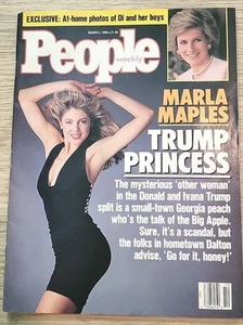 People Magazine March 5 1990 Trump Princess Marla Maples Princess Di Unread [570 - Picture 1 of 4