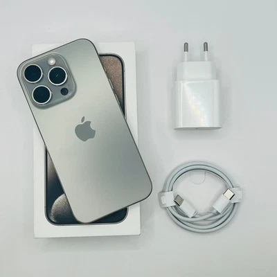 Apple iPhone 15 Pro - 128GB Grau - Wie Neu! 98% Kapazität! +100% Apple Original - Bild 1 von 4