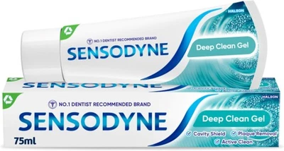 Sensodyne Toothpaste Daily Care Deep Clean Gel, Sensitive 75 ml (Pack of 1)