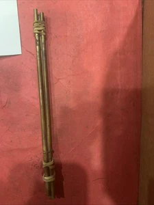 LOT OF 4 Holley Ford Brass .155 OD X7 1/2" long Balance tube FORD CABURATOR USED - Picture 1 of 4