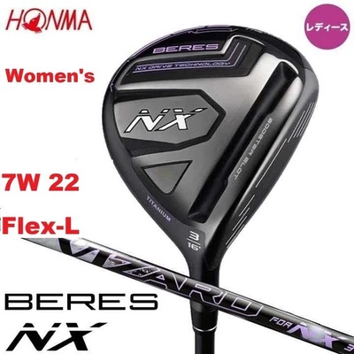 Novo Golfe Feminino HONMA BERES NX 7W 22 Madeira Fairway RH/VIZARD NX 37(L) 41 polegadas JP - Imagem 1 de 4