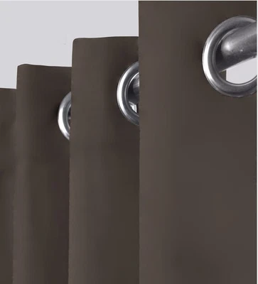 Thermal Insulated Rod Pocket Blackout Curtains For Any Rooms Drapes 2 Panel - Image 1 of 4