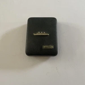 Black Key Holder Caddy 4 Hook Hard Shell Case Vintage Ship - Picture 1 of 10