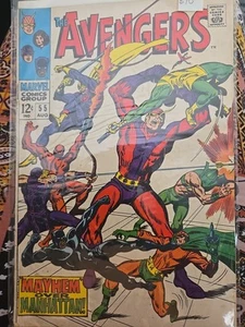 The Avengers #55 (Marvel Comics August 1968) - Picture 1 of 3
