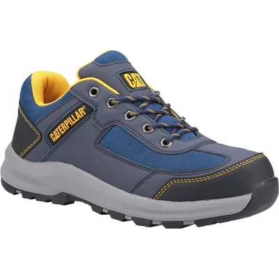 Zapatos De Seguridad Anchos Para Hombre CAT ELMORE P725099 Azules - Imagen 1 de 4