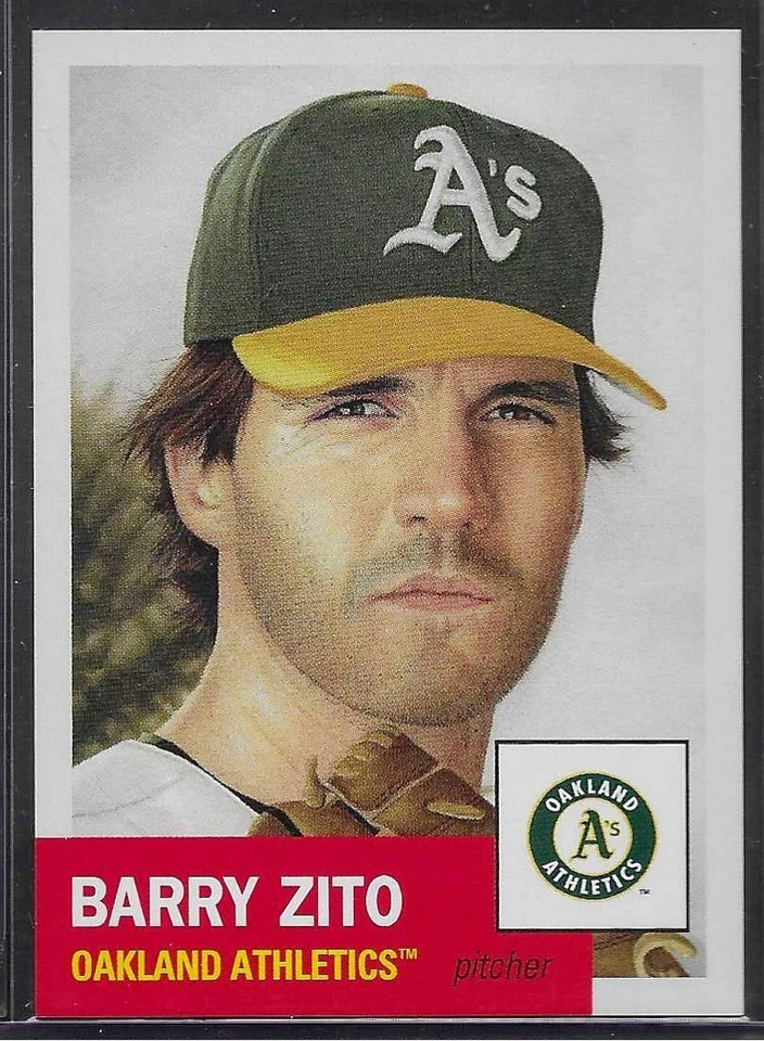 2024 Topps MLB® Living Set® # 721 BARRY ZITO Oakland Athletics 1,269 Printed c - Image 1 of 1