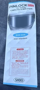 Shoei CWR-F2 Shield Fits RF-1400 Motorcycle Helmet Blue DKS304 - Picture 1 of 2
