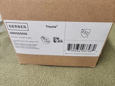 Danze Gerber G00GS505S Treysta Cromo Bañera y Ducha Válvula Áspera IPS/Sudor Foto 1 de 4