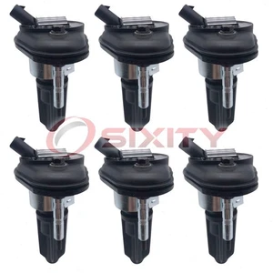 6 pc Hitachi Ignition Coils for 2004-2005 Buick Rainier 4.2L L6 Spark Plug ga - Picture 1 of 5