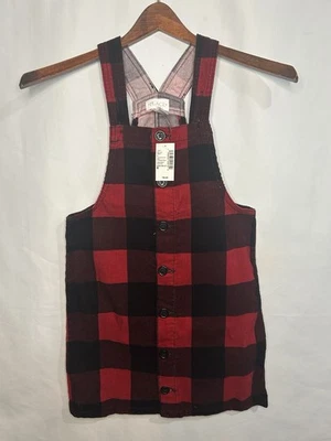 NUEVO CON ETIQUETAS Children’s Place Girls Buffalo Cuadros Pana Falda Talla 8 Foto 1 de 4