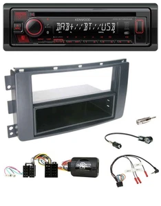 Kenwood Lenkrad CD USB Bluetooth DAB Autoradio für Smart ForFour 2004-2006 schwa - Bild 1 von 9