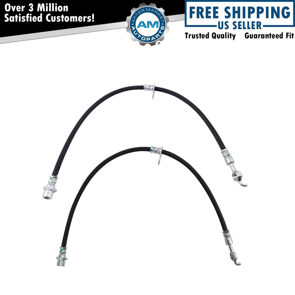 Brake Hose Set Fits 2003-2008 Pontiac Vibe Toyota Matrix - Image 1 of 4