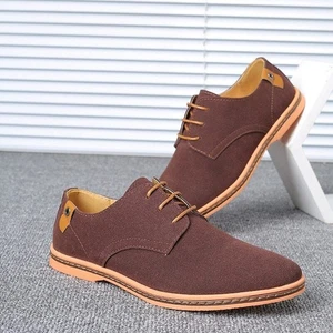 Men's Formal Oxford Dress Shoes Elegant for Wedding Office Luxury - Picture 1 of 31