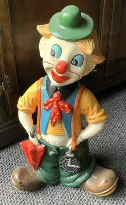 Fabulous vintage Large Money Box Clown   17” tall - Image 1 of 4