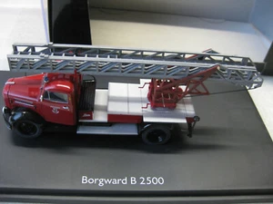 SCHUCO # 03461 Borgward B2500 Feuerwehr Drehleiter Neu OVP - Bild 1 von 3