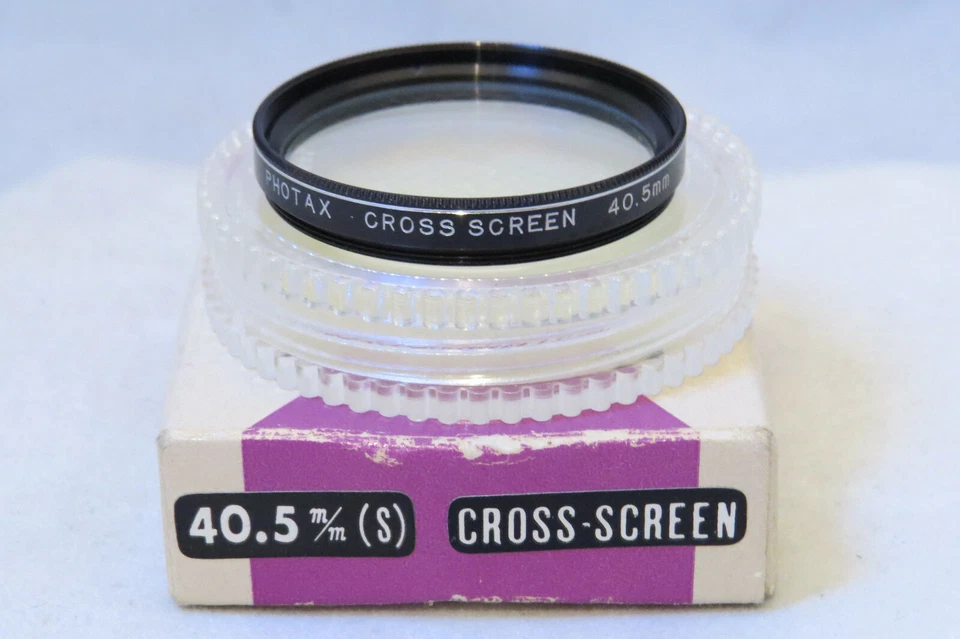 Photax 40.5mm Cross Screen Filter - Rare Size  - Image 1 of 1