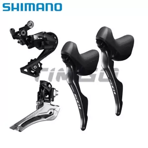 Shimano 105 R7000 2×11 Speed Road Bike Brake Shifter Lever Rear Front Derailleur - Picture 1 of 11