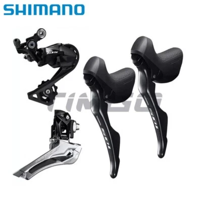 Shimano 105 R7000 2×11 Speed Road Bike Brake Shifter Lever Rear Front Derailleur - Image 1 of 4