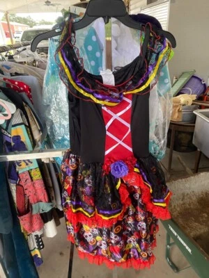 Rubies Day Of The Dead Girl Childs Costume, Large - Image 1 of 3