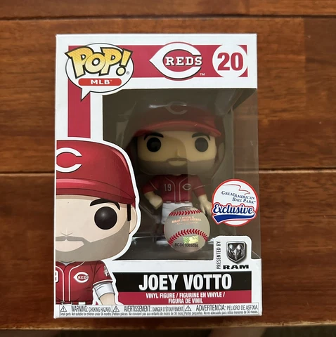 Joey Votto Cincinnati Reds Funko Pop Great American Ball Park 2018 SGA NM Cond Cover